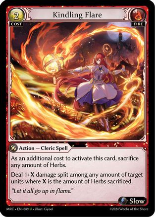 Kindling Flare (089) - Mercurial Heart Foil