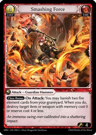 Smashing Force (098) - Mercurial Heart Foil