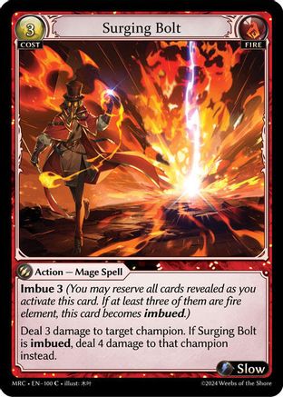 Surging Bolt (100) - Mercurial Heart Foil