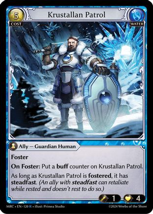 Krustallan Patrol (120) - Mercurial Heart Foil