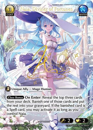 Naia, Diviner of Fortunes (CSR) (123) - Mercurial Heart Foil