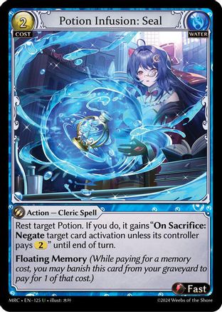 Potion Infusion: Seal (125) - Mercurial Heart Foil