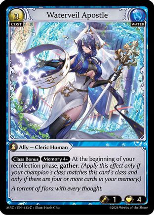 Waterveil Apostle (133) - Mercurial Heart Foil