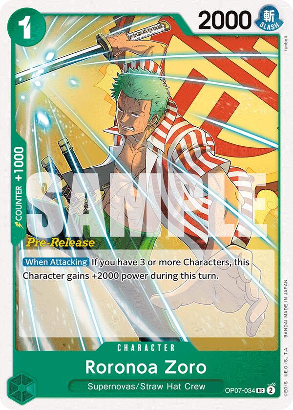 Roronoa Zoro [500 Years in the Future Pre-Release Cards]