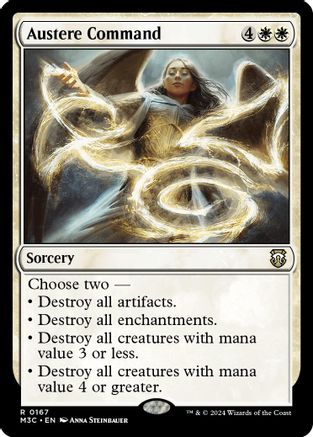 Austere Command (Ripple Foil) [Modern Horizons 3 Commander]