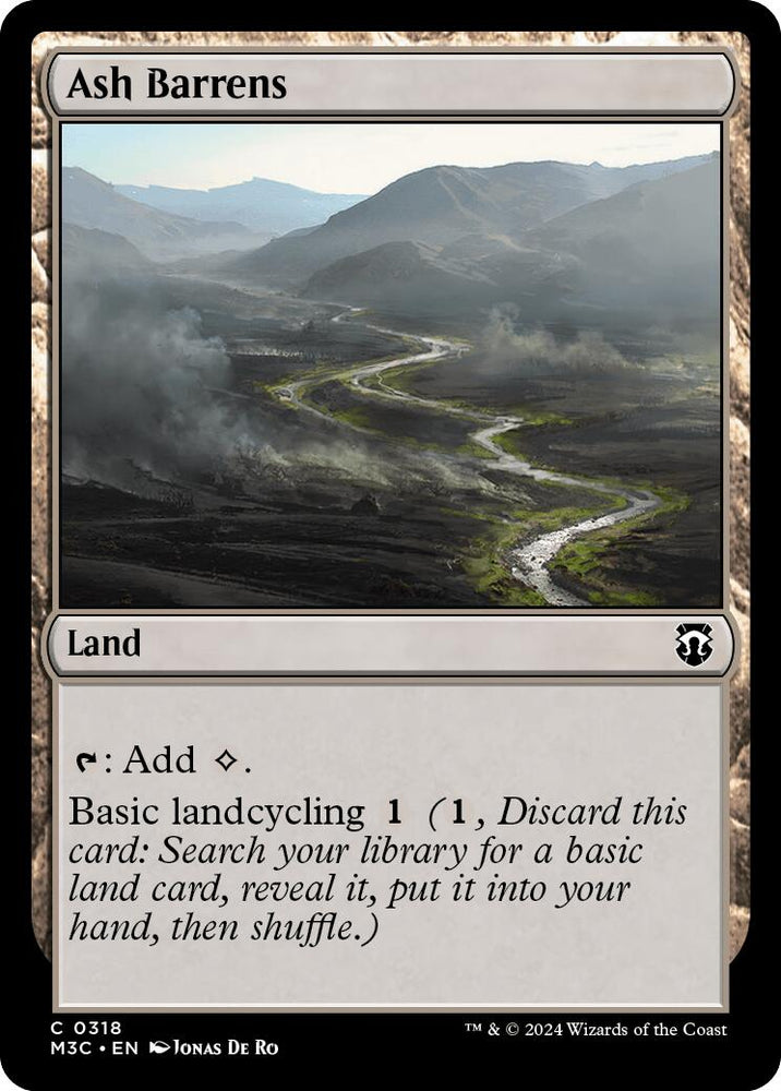 Ash Barrens [Modern Horizons 3 Commander]