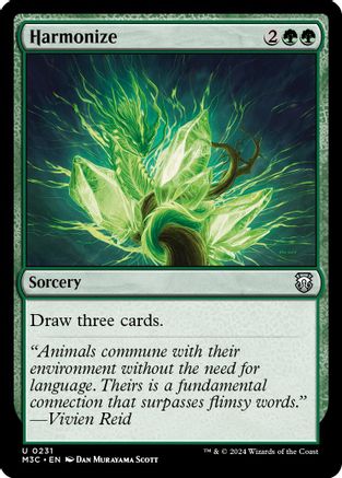 Harmonize (Ripple Foil) [Modern Horizons 3 Commander]