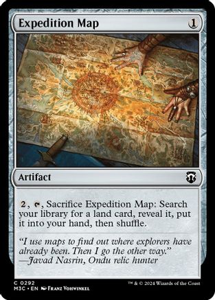 Expedition Map (Ripple Foil) [Modern Horizons 3 Commander]