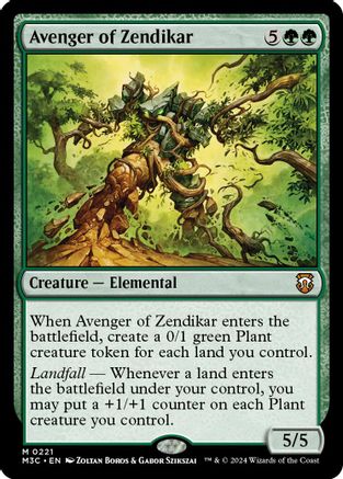 Avenger of Zendikar (Ripple Foil) [Modern Horizons 3 Commander]
