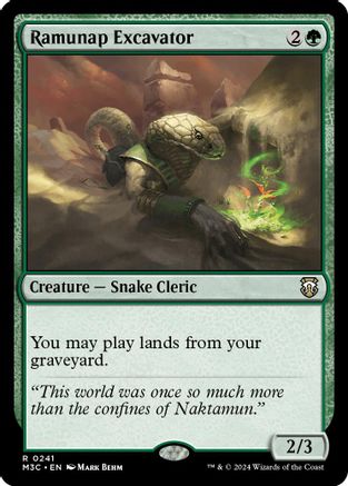 Ramunap Excavator (Ripple Foil) [Modern Horizons 3 Commander]