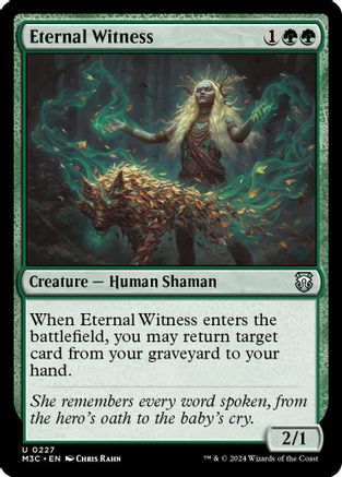Eternal Witness (Ripple Foil) [Modern Horizons 3 Commander]