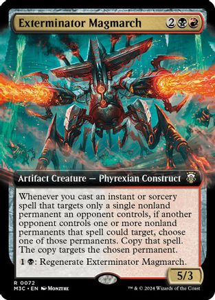 Exterminator Magmarch (Extended Art) (Ripple Foil) [Modern Horizons 3 Commander]