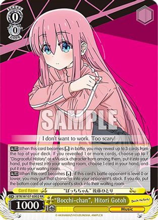 "Bocchi-chan", Hitori Gotoh (BTR/W107-E002 RR) - BOCCHI THE ROCK!