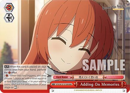 Adding On Memories (RRR) (BTR/W107-E100R RRR) - BOCCHI THE ROCK!