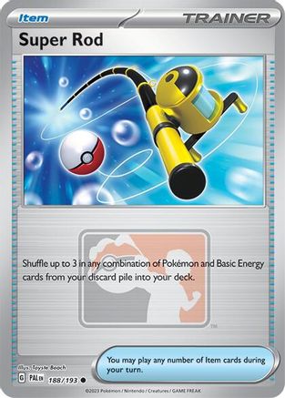 Super Rod 188/193  - Reverse Holofoil League & Championship Cards - Promo