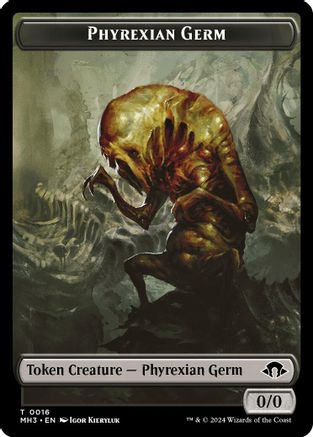 Phyrexian Germ // Treasure Double-Sided Token [Modern Horizons 3 Tokens]