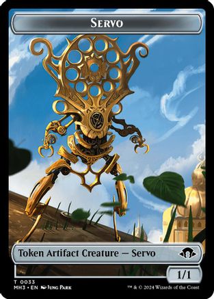 Servo // Cat Double-Sided Token [Modern Horizons 3 Tokens]