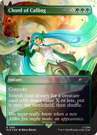 Chord of Calling (Rainbow Foil) [Secret Lair Drop Series]