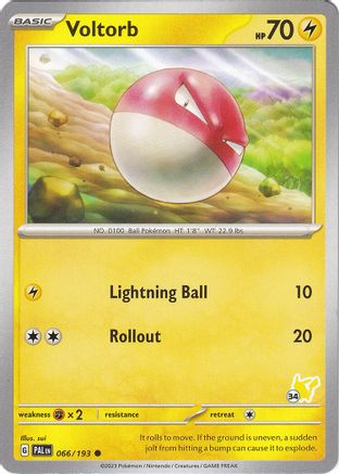 Voltorb - Pikachu 34  Battle Academy 2024 - Common