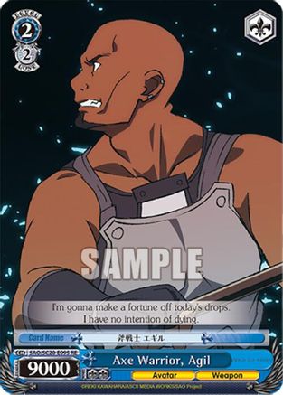 Axe Warrior, Agil (SAO/S20-E095 RE) - Sword Art Online Chronicle Set