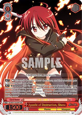 Apostle of Destruction, Shana (SHP) (SS/WE41-E22SHP SHP) - Shakugan no Shana Premium Booster
