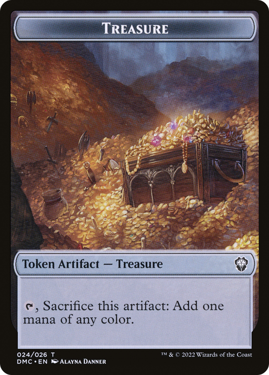 Treasure (TDMU-024) - Dominaria United Tokens Foil