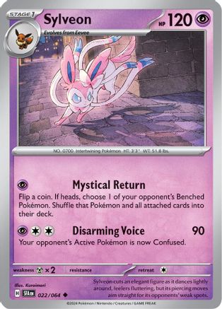 Sylveon 022  SV Shrouded Fable - Uncommon