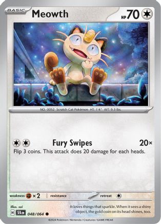 Meowth 048  SV Shrouded Fable - Common
