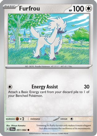 Furfrou 051  SV Shrouded Fable - Common
