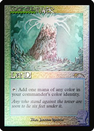 Command Tower (1666) (Rainbow Foil) [Secret Lair Drop Series]