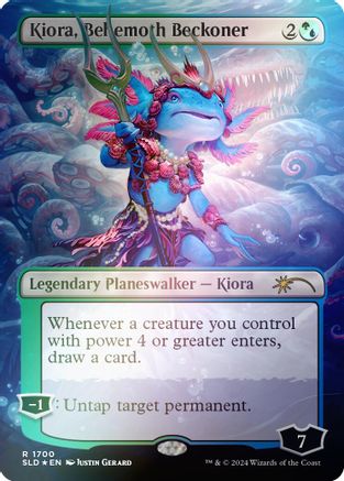 Kiora, Behemoth Beckoner (Rainbow Foil) [Secret Lair Drop Series]
