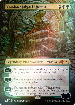 Vraska, Golgari Queen (1702) (Rainbow Foil) [Secret Lair Drop Series]