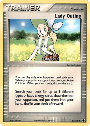 Lady Outing - 83/109 (No E-Reader)/109  Deck Exclusives - Uncommon