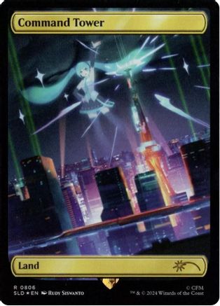 Command Tower (0806) (Rainbow Foil) [Secret Lair Drop Series]