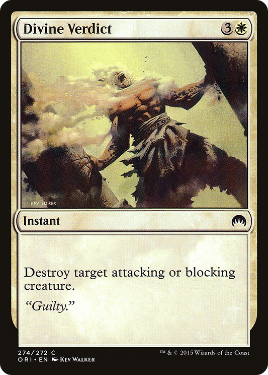 Divine Verdict (ORI-274) - Magic Origins Foil