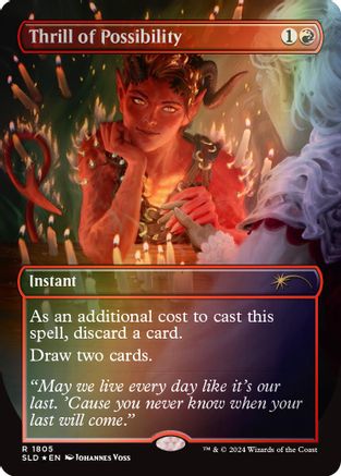 Thrill of Possibility (Rainbow Foil) [Secret Lair Drop Series]