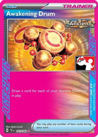 Awakening Drum 141  - Holofoil Prize Pack Series Cards - ACE SPEC Rare