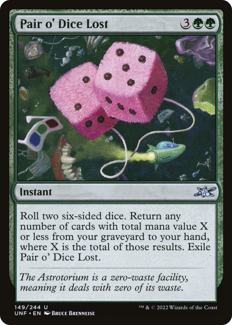 Pair o' Dice Lost (UNF-149) - Unfinity