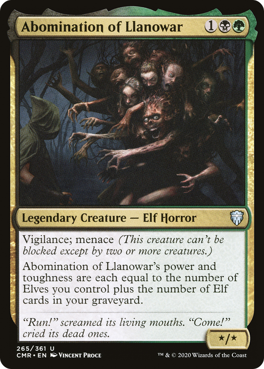 Abomination of Llanowar [Commander Legends]