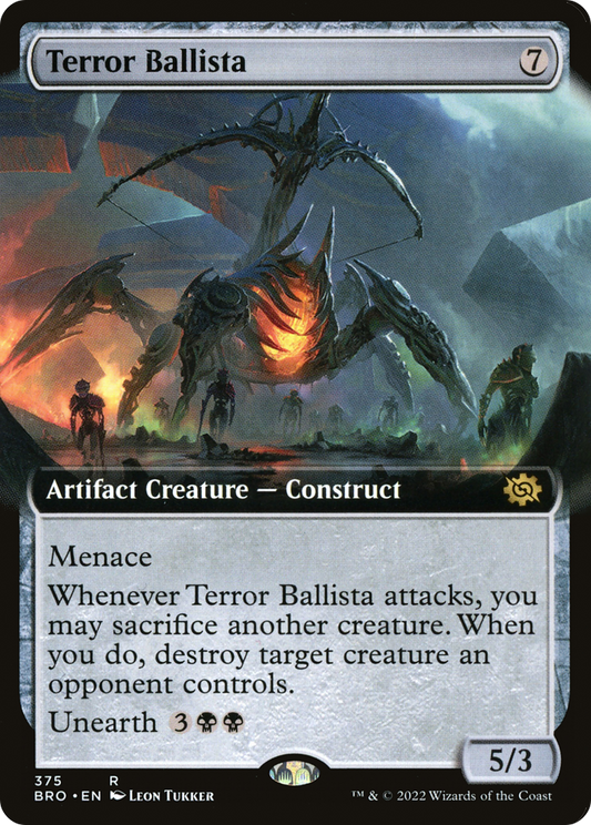 Terror Ballista (BRO-375) - The Brothers' War: (Extended Art) Foil