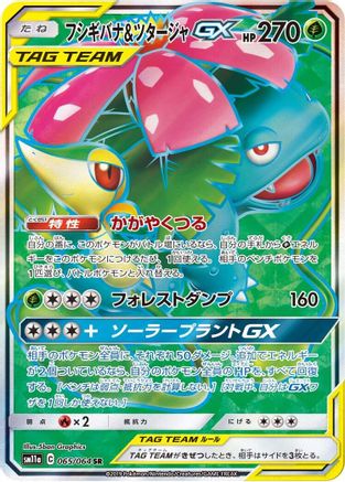 Venusaur & Snivy GX - 065/064 (065/064) - SM11a Remix Bout Holofoil