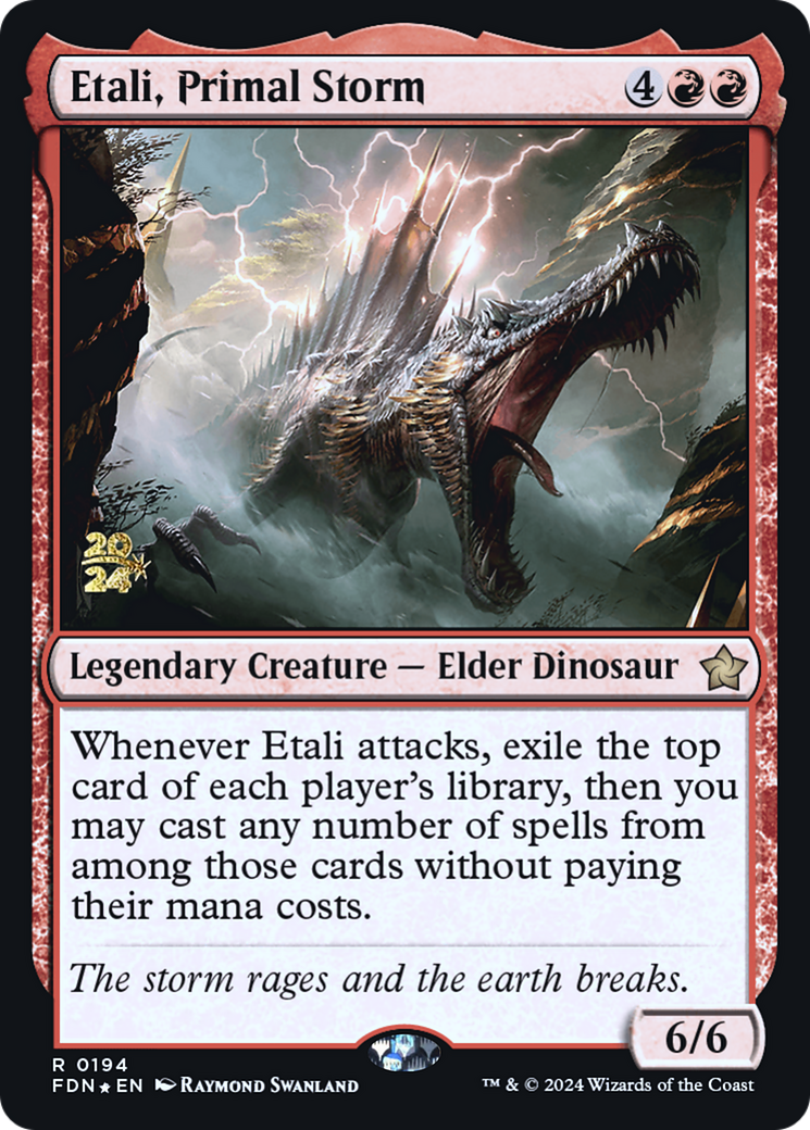 Etali, Primal Storm [Foundations Prerelease Promos]