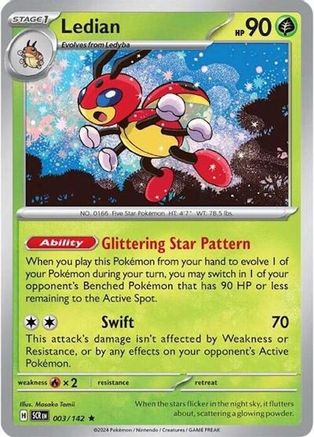 Ledian 003/142  Deck Exclusives - Rare