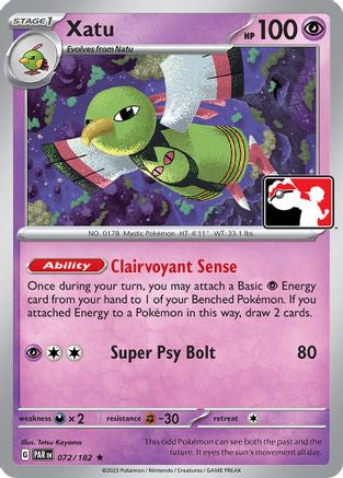 Xatu 072/182  Prize Pack Series Cards - Rare