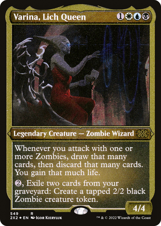 Varina, Lich Queen (Foil Etched) [Double Masters 2022]