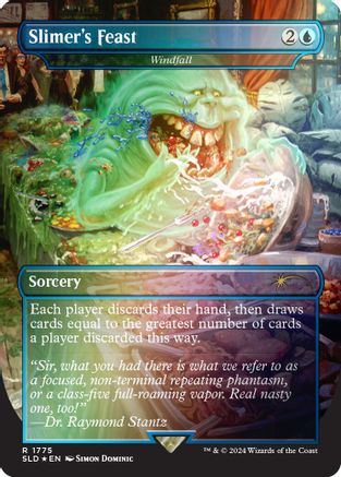 Slimer's Feast - Windfall (Rainbow Foil) [Secret Lair Drop Series]