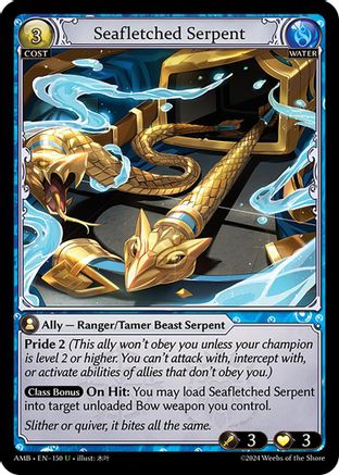 Seafletched Serpent (150) - Mortal Ambition Foil