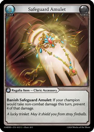 Safeguard Amulet (013) - Mortal Ambition Starter Decks