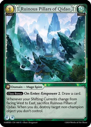 Ruinous Pillars of Qidao (060) - Mortal Ambition Starter Decks