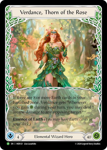 Verdance, Thorn of the Rose [HER121] (Promo)  Rainbow Foil